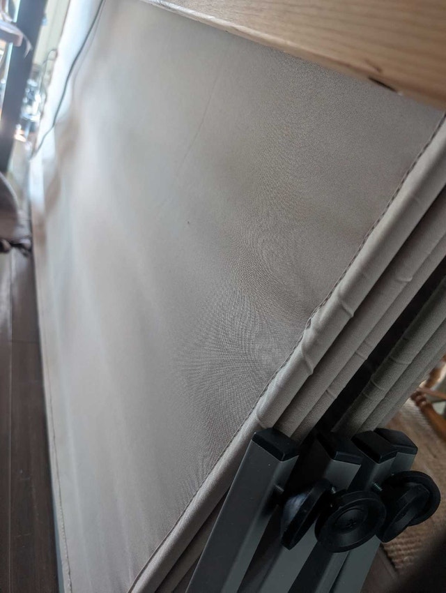 6 FT 4-Panel Folding Room Divider Screen with Leveling Feet - photo 3