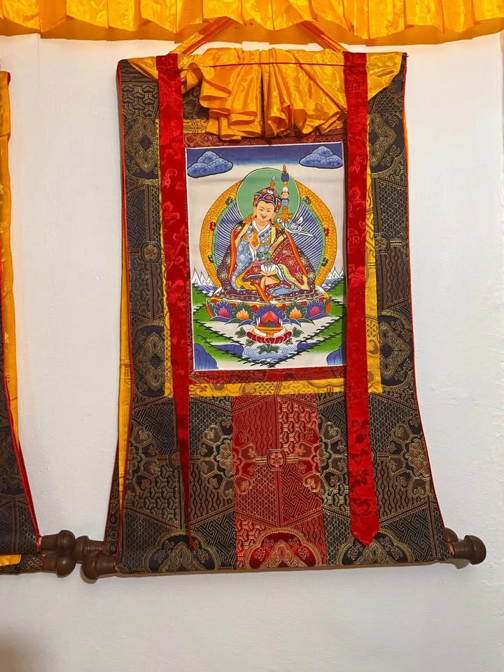 Tibetan Thangka Guru Rinpoche Padmasambhava Wall Hanging