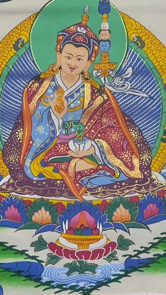 Tibetan Thangka Guru Rinpoche Padmasambhava Wall Hanging - photo 2