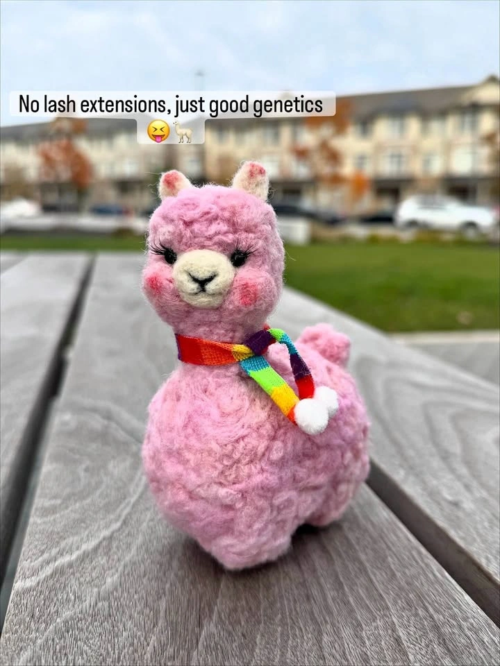 Felted Lama | handmade animal