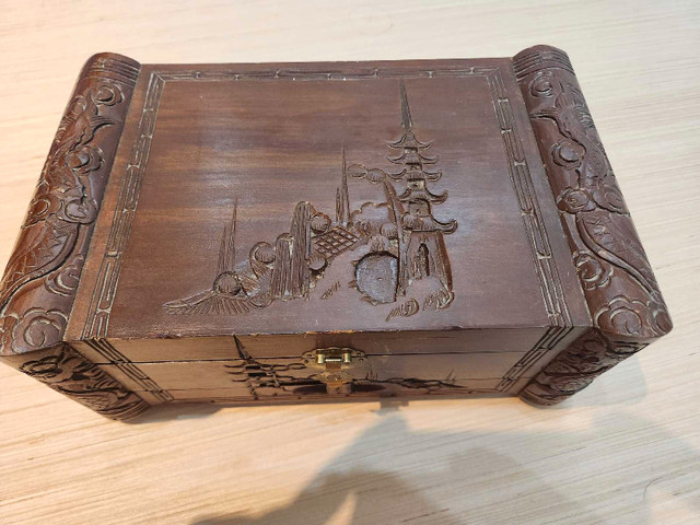 Wooden Asian 3-tier Jewelry Box - photo 2