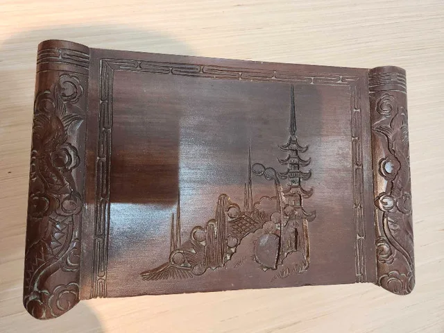 Wooden Asian 3-tier Jewelry Box image indicator(4)