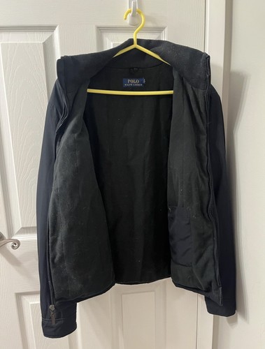 Polo Ralph Lauren Men’s Black Hooded Jacket Coat Size M - photo 3