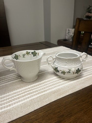 Marlborough Old English Ironstone Concord Creamer Sugar Bowl