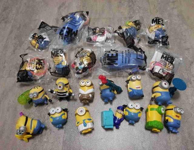 minions McDonalds happy Meal toys