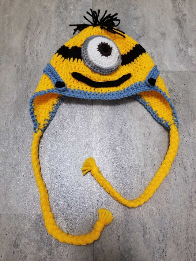 kids Minions Crochet Hat