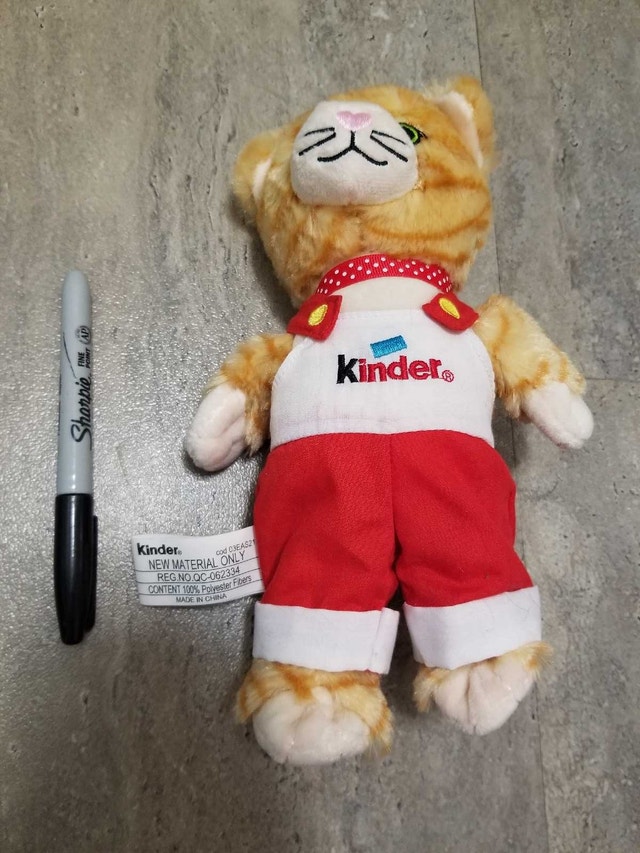 Kinder Surprise Stuffed Animals Cat Penguin - photo 3