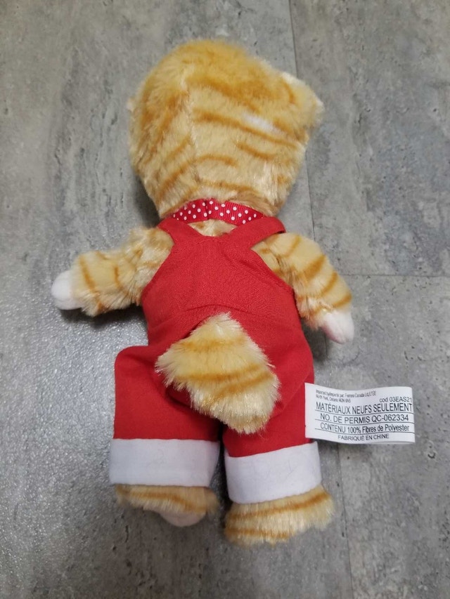 Kinder Surprise Stuffed Animals Cat Penguin - photo 4
