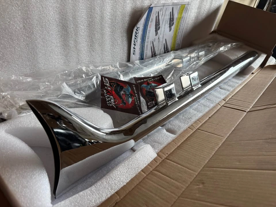 36” Fishtail Exhaust- slip on’s , for a bagger - photo 3