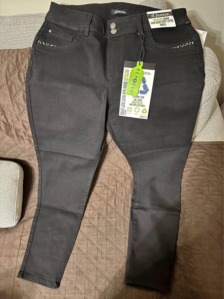 High waist ankle Denim Jean