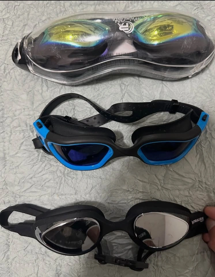 Swimming glasses and caps set - photo 5