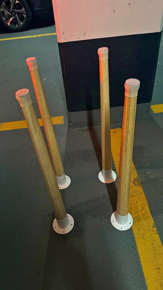 4 x IKEA HILVER Bamboo Table Legs