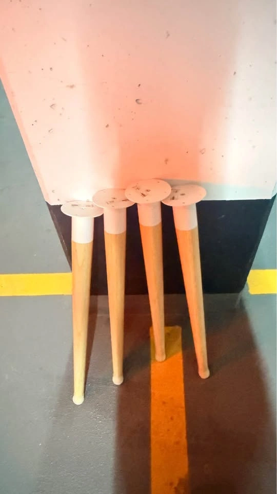 4 x IKEA HILVER Bamboo Table Legs - photo 2