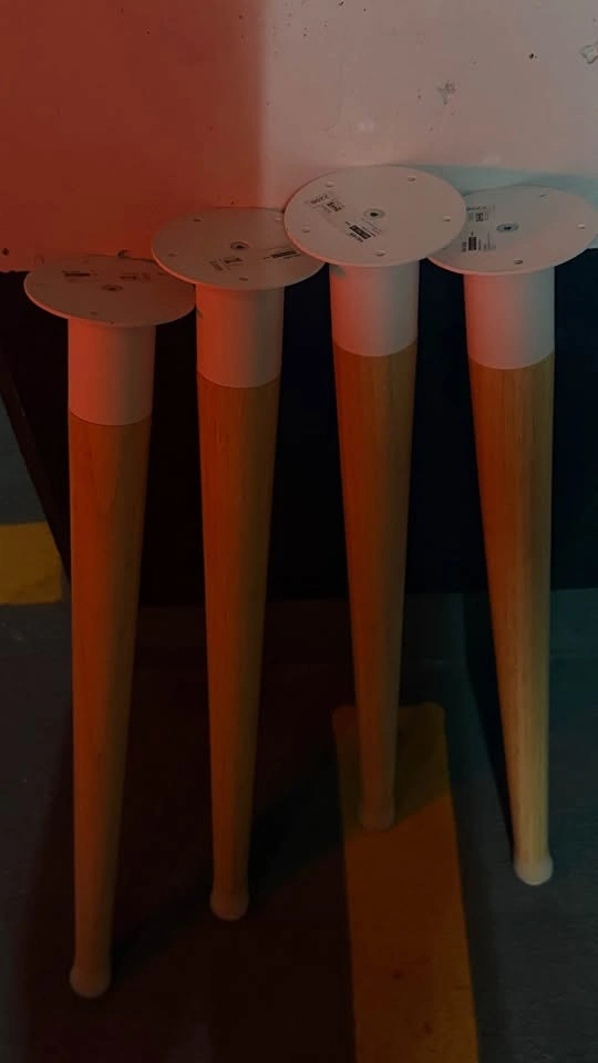 4 x IKEA HILVER Bamboo Table Legs - photo 5