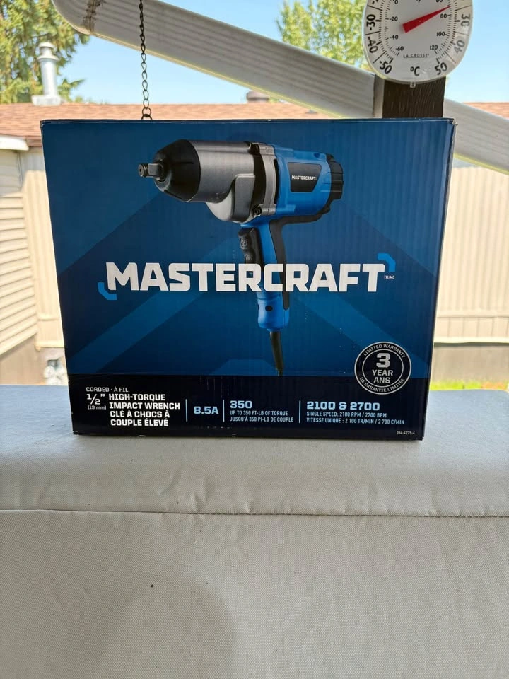 Mastercraft Corded 1/2" Impact Wrench - photo 2