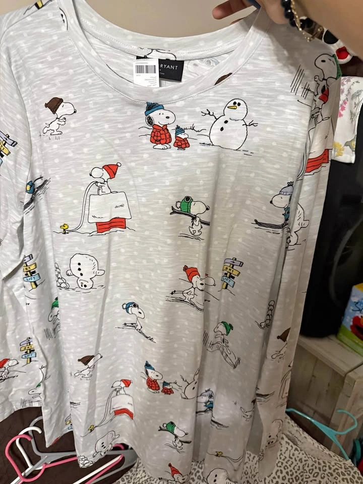 Lane bryant Snoopy Christmas long sleeve