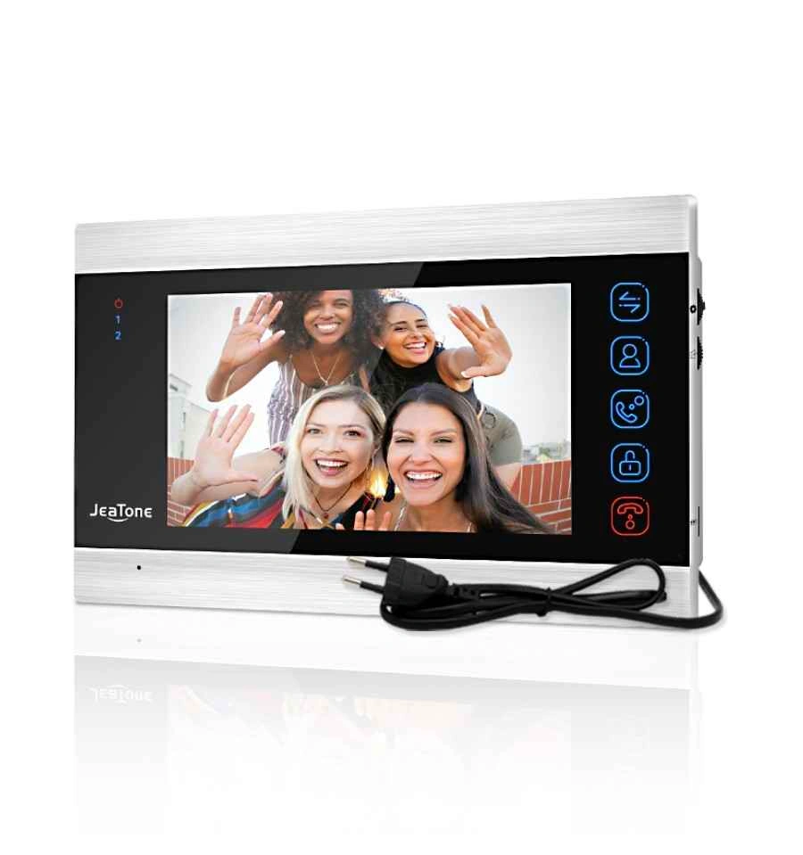 Jeatone 7 Inch Touch Button Monitor 1200TVL Video Intercom - photo 3