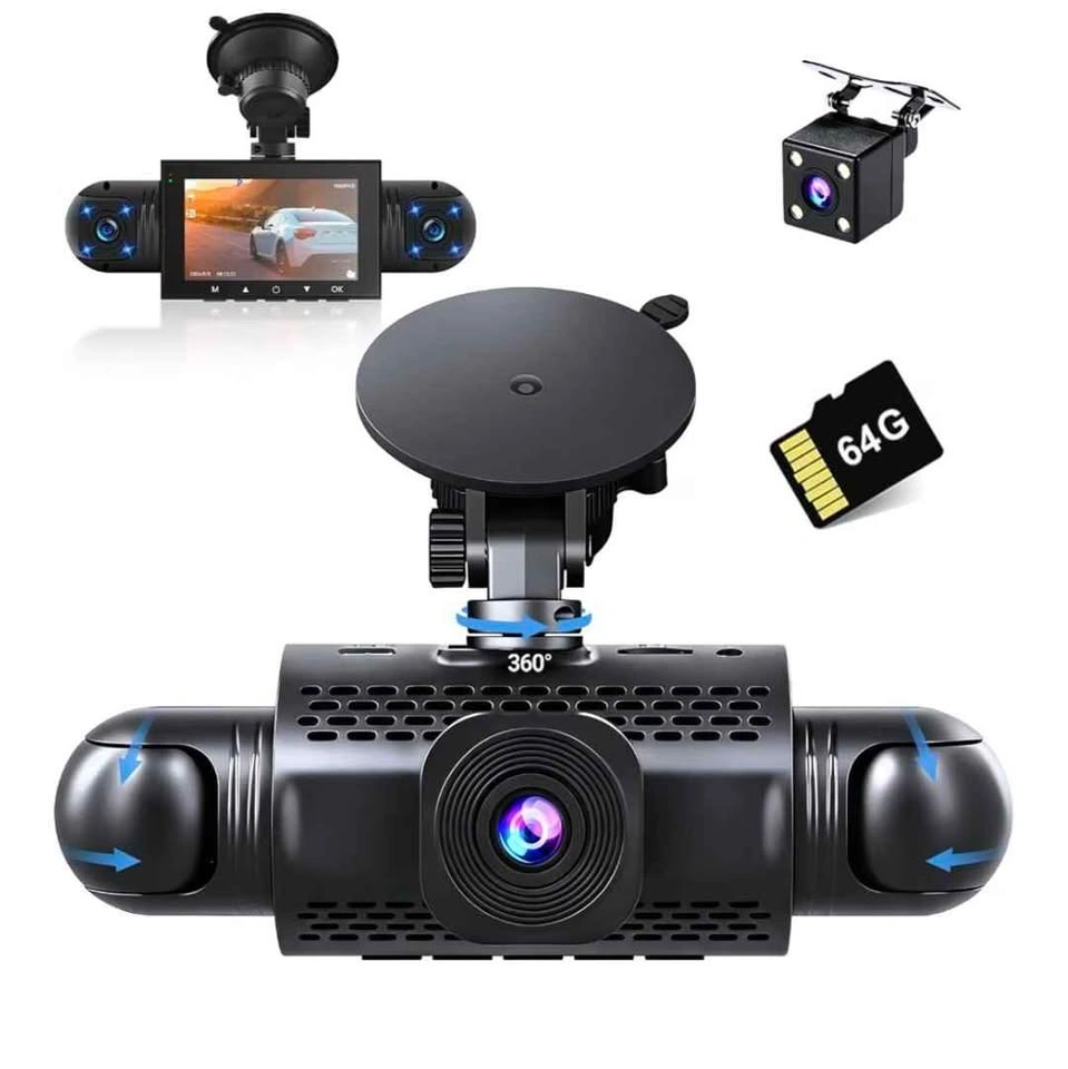 4-Channel 360-Degree Car Dash Cam - photo 2