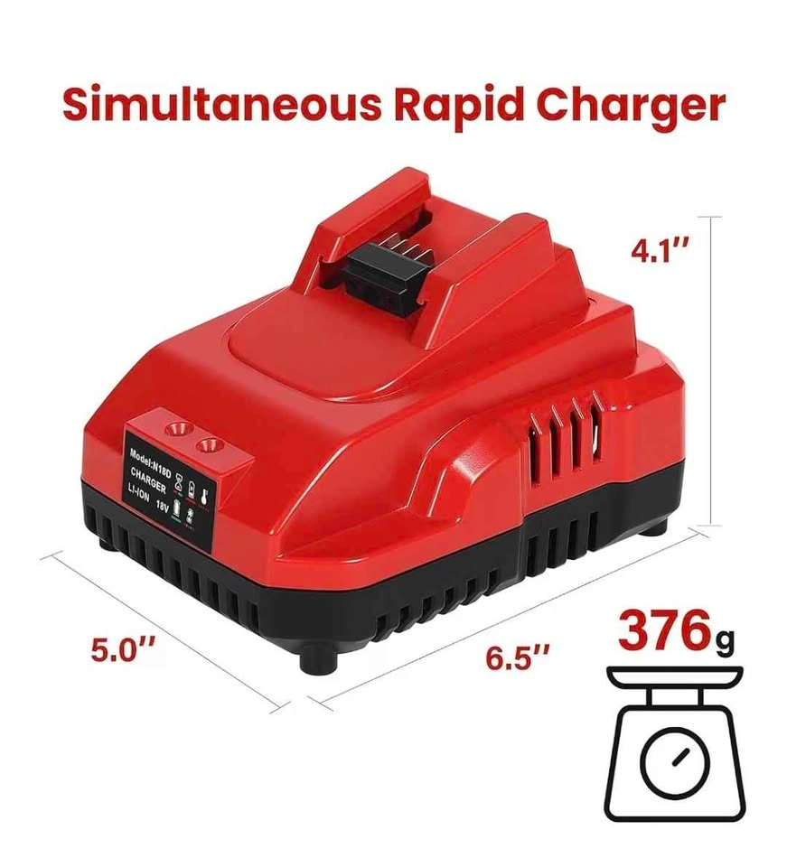 Fast battery charging station compatible with Milwaukee M18 - photo 4