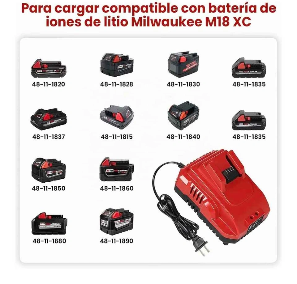 Fast battery charging station compatible with Milwaukee M18 - photo 5