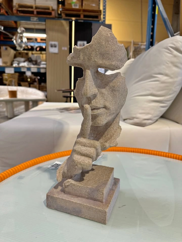C5328 TYP-418 Modern Silence is Golden Figurine $30