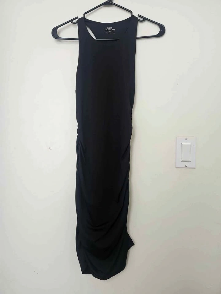 SWS Contour Black Bodycon Dress