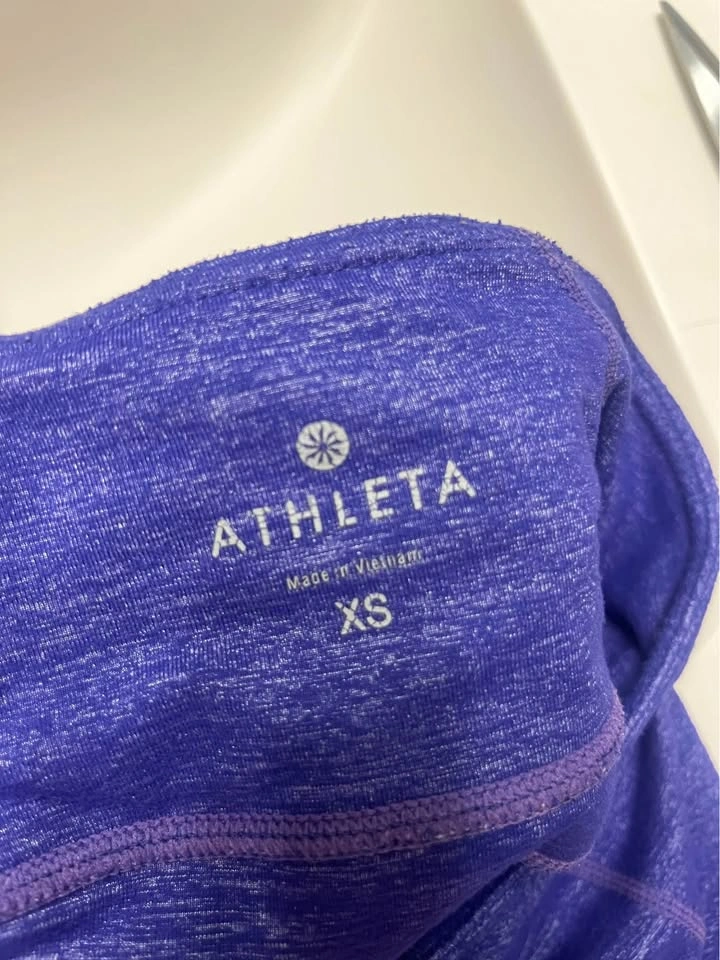 Athleta Purple Ruched Capri Leggings – Women’s XS - photo 5
