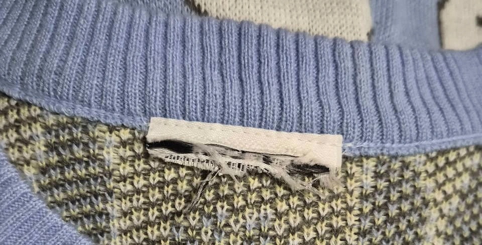 Aeropostale x Miffy Pastel Blue Bunny Graphic Knit Sweater - photo 3