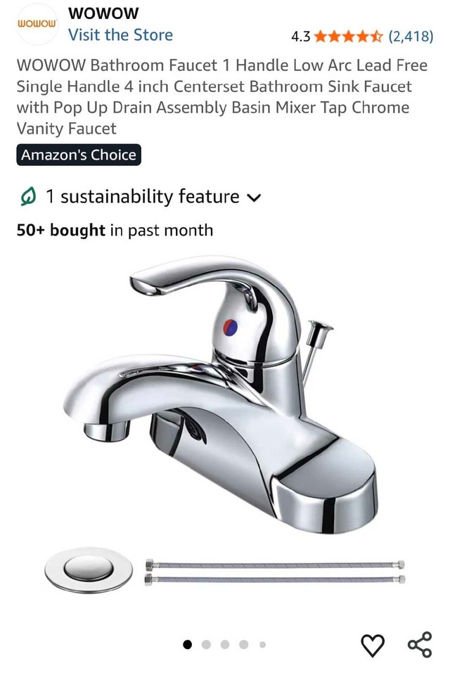WOWOW Bathroom Faucet