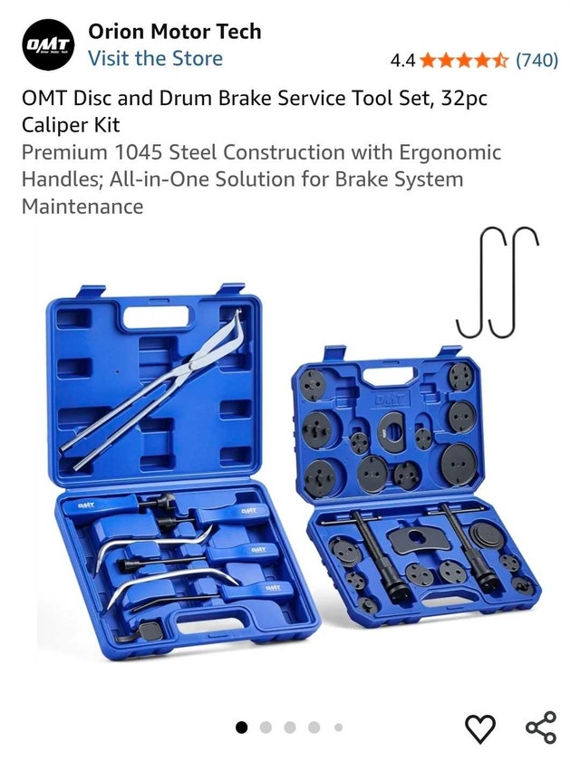 Orion Motor Tech Disc and Drum Brake Service Tool Set