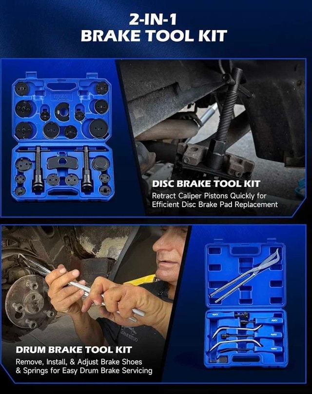 Orion Motor Tech Disc and Drum Brake Service Tool Set - photo 2