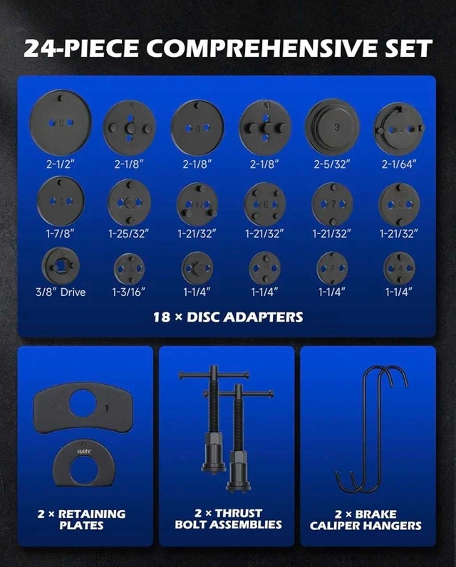 Orion Motor Tech Disc and Drum Brake Service Tool Set - photo 3