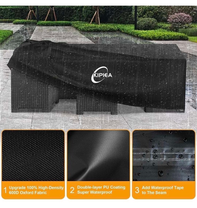Kipiea Patio Furniture Cover 90x60x28in - photo 3