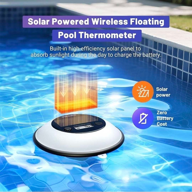 Inkbird Solar Powered Wireless Pool Thermometer - photo 4