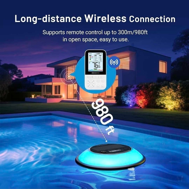 Inkbird Solar Powered Wireless Pool Thermometer - photo 5
