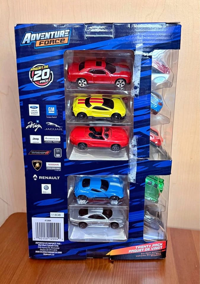 Adventure Force 3" 20-Pack Die-Cast Vehicles box