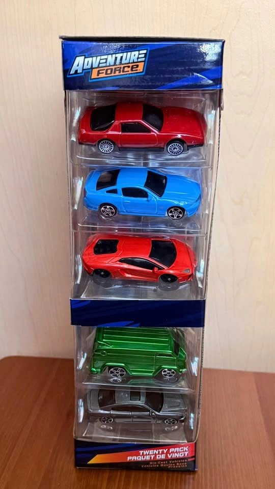 Adventure Force 3" 20-Pack Die-Cast Vehicles box - photo 2