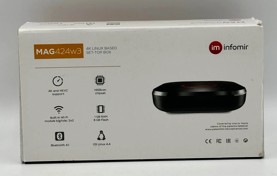 Infomir MAG424w3 4K Linux Set-Top Box - photo 2