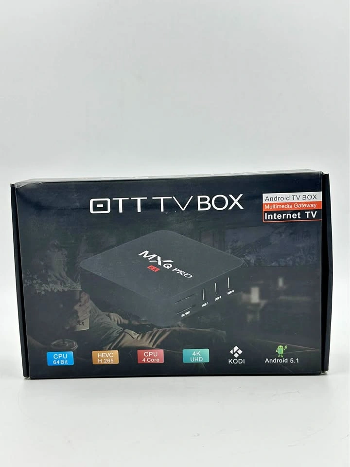 MXQ Pro 4K Android TV Box with Mini Wireless Keyboard