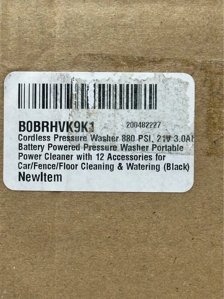 Cordless Pressure Washer 880 PSI 21V 3.0Ah - photo 3