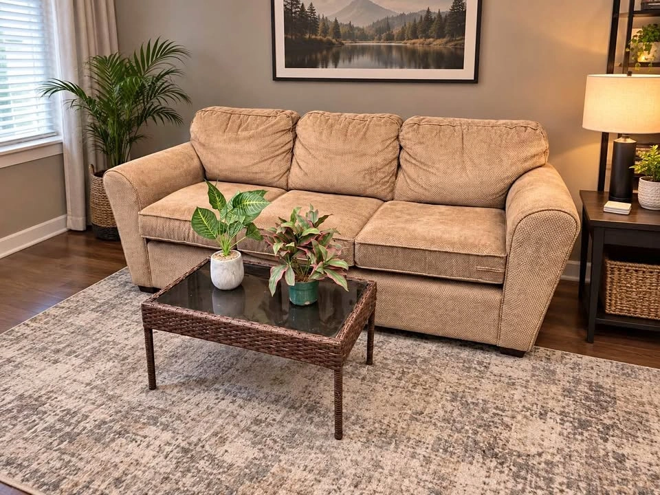 Free Delivery 🚛 Beige Urban Barn Sofa Couch