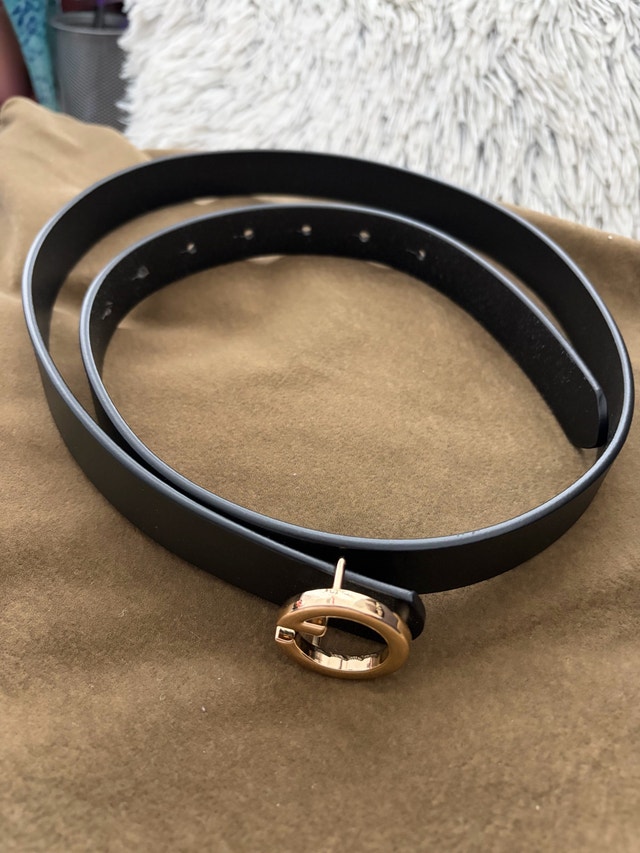 Black Leather Belt