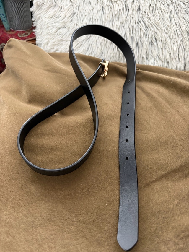 Black Leather Belt - photo 4
