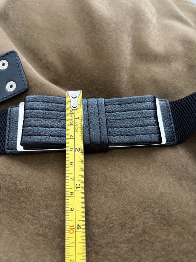 Black Elastic Waist Belt