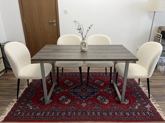 Modern Dining Set with Four Chairs - photo 2