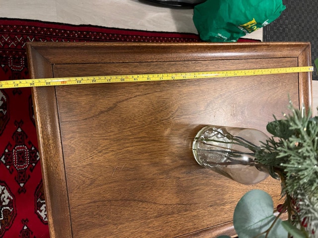 Wooden End Table - photo 3
