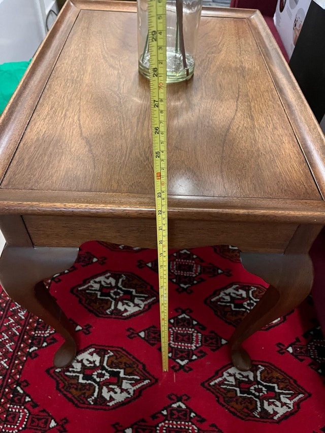 Wooden End Table - photo 4