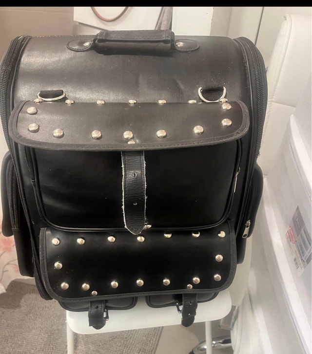 Studded Motorcycle Sissy Bar Bag - photo 3