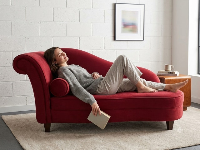 Velvet Chaise Lounge - photo 2