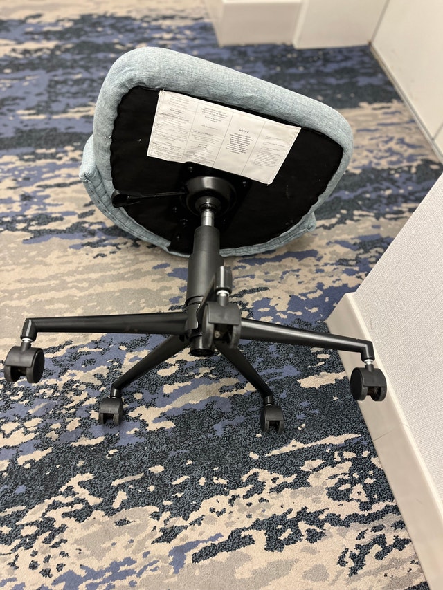 Grey Fabric Office Chair - photo 2